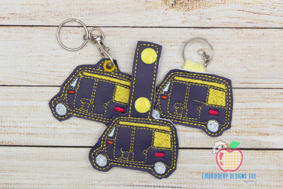 Auto Rickshaw ITH Snaptab Keyfob