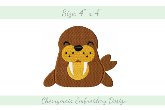 Baby Walrus: A Craft Fair-Ready Embroidery Design