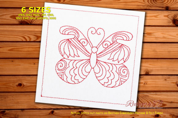 Beautiful Butterfly with Swirl Pattern