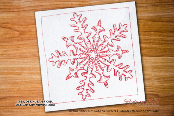 Beautiful Snowflake Lineart