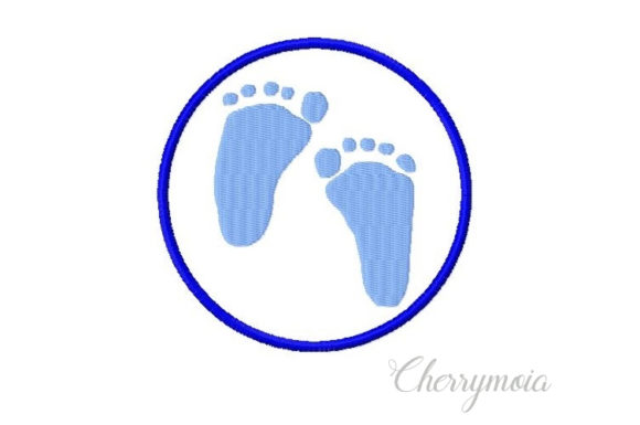 Button Footprints: A Nursery Embroidery Design That Feels Like a Hand-Drawn Memory