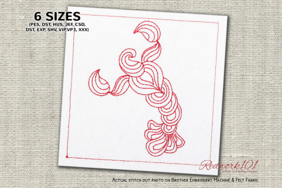Cancer Zodiac Sign Embroidery Design