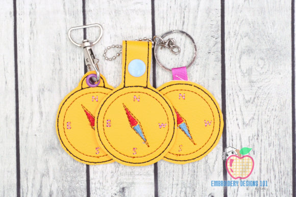 Compass Tool ITH KeyFob Snaptab