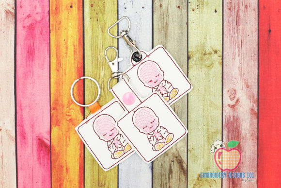Little Buddha ITH Key Fob Pattern