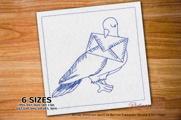 Love Bird Messenger Bluework