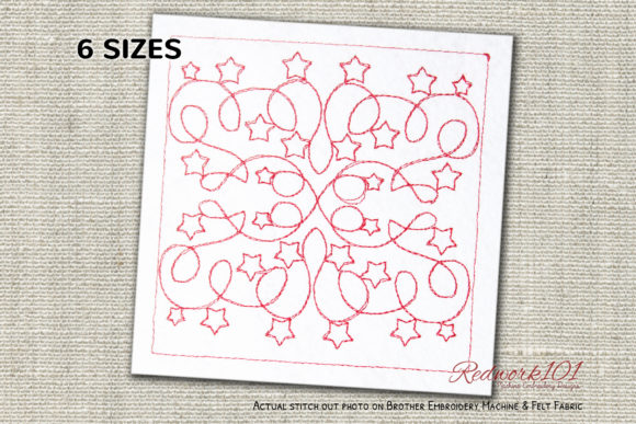 Quilt Pattern Lineart Design