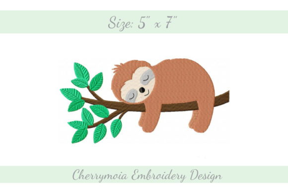 Sleeping Sloth: A Boutique Sweatshirt Embroidery Review