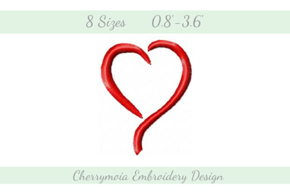 Sophisticated Heart: A Thoughtful Embroidery Design for Meaningful Gifting