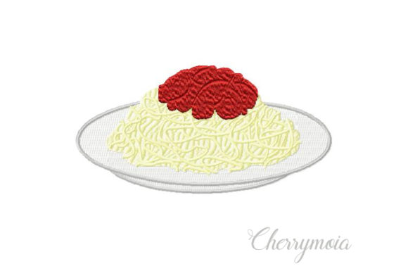 Spaghetti: A Craft Fair-Ready Embroidery Design